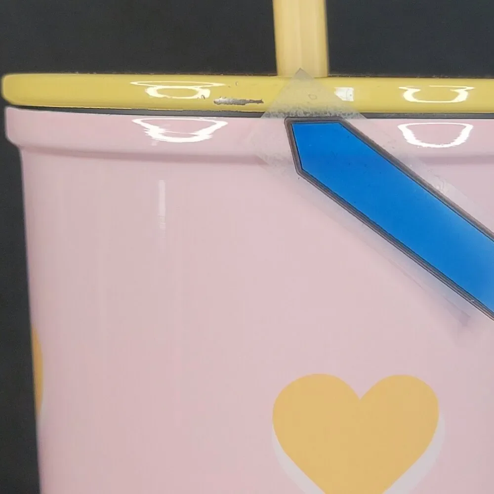 Stoney Clover Lane x Target Hearts Tumbler Stainless Steel 23oz Pink Yellow Lid